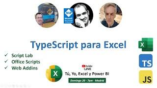 TypeScript para Excel - Office Scripts, Script Lab y Excel Web Addins