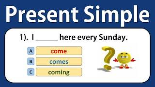 Present Simple | Simple Present Tense Quiz | Grammar Test