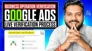 Google Ads Advertiser Verification 2025 | Account paused Complete advertiser verification