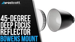 45-Degree Deep Focus Reflector with Honeycomb Grids & Diffusion