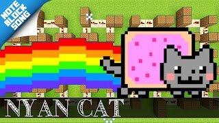 Nyan Cat - THEME - Minecraft |Note Block Song + Doorbell Tutorial|