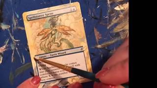 MTG Alternate Art Cards Time Lapse: Full Art Spellstutter Sprite