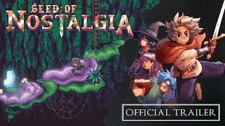 Seed of Nostalgia - Official Gameplay Trailer 2025 - New #pixelart #jrpg