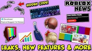 ROBLOX NEWS: LEAKS, NEW BLOXY AWARD CATEGORIES, UPDATES, NEW PLATFORM FEATURES, STOCKS & HIDDEN CODE