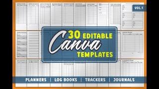 30 Editable Canva Templates for KDP | Kdp Interior | Free KDP | KDP | KDP Templates