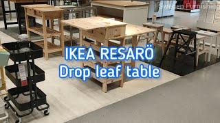 Ikea RESARO drop leaf table, new 2024