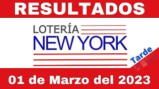 Lotería New York Tarde 01 de Marzo del 2023