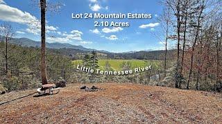 586 Country Walk, Franklin, NC 28734 - Stunning 2 AC Homesite w/Mountain, River & Farm Views - $145K