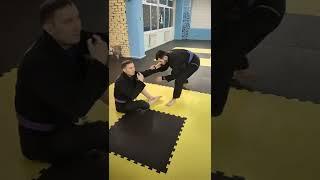 Бразильское джиу - джитсу / грэпплинг. Свип из открытого гарда. BJJ - Open guard sweep variation