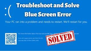 Your device ran into a problem and needs to restart - Windows 10/11/8 | Blue Screen Error- Fix