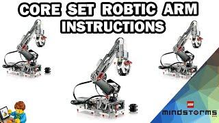 LEGO INSTRUCTIONS - EV3 Model Core Set Robot Arm - MINDSTORMS - LEGO Set 45544