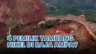 Profil Lengkap 4 Pemilik Tambang Nikel di Raja Ampat