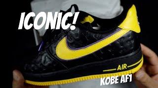 Kobe Bryant Lakers Away Air Force 1 history and On Foot