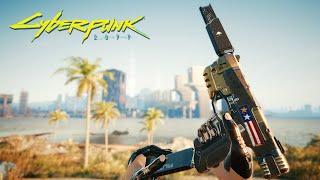 DYING NIGHT PISTOL (ICONIC) Weapon Showcase Cyberpunk 2077 Gameplay