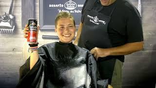 Girl gets a buzzcut in Estrella Galicia commercial (1440p remaster and edit)