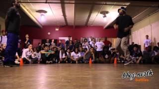 1v1 - First Round -  Tricky vs Kim  | UNDER PRESSURE 2015 | BBOY NORTH