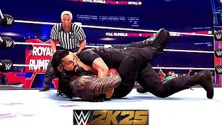 WWE 2K25 the bloodline showcase first ever gameplay | Roman Reigns vs Seth Rollins