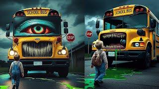 "Haunted School Bus Stalks Innocent Child – Dare to Watch!"