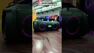Zebronics BT Speaker ZEB SOUNDFEAST 500 First Impression #shorts #kanhaiyamehrotra #youtubeshorts