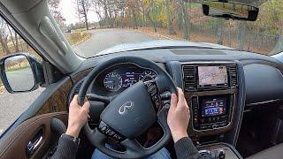 2021 Infiniti QX80 - POV Test Drive (Binaural Audio)