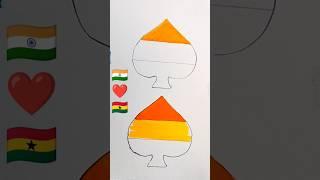  ️  Jaan gana mana || Flag drawing idea  #short #ytshorts #painting #viralvideo