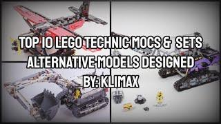 Top 10 LEGO Technic MOCs &  Sets Alternative Models Designed By: klimax