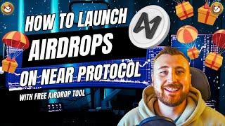 How to Code a Token Airdrop on NEAR Protocol! Step-by-Step! FREE TOOL!