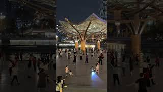 Chinese People Square dancing at Midnight | WalkTube 4K