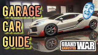 Beginner Car and Garage Guide - Grand Gangster War GGW GemZ