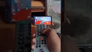 PLAYING FREE FIRE WITH TV REMOTE  #trindingvideo #short #virel #fannyvideo