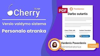 Cherry TEAM CRM - Verslo Valdymo Sistema | Personalo atranka