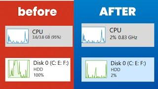 How To Fix High CPU/DISK Usage on Windows 11/10 New Tutorial (2023)