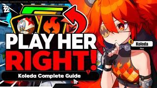 HER STUNS ARE CRAZY! Complete Koleda Guide (Teams/Combo/Disk/W-Engine) - Zenless Zone Zero