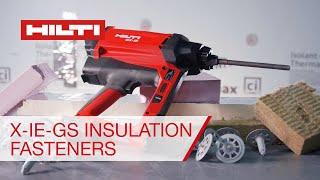 Hilti X-IE-GS Insulation fasteners to cold-formed steel studs