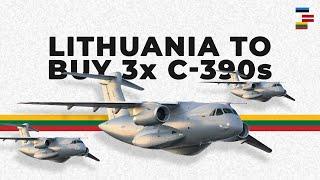 Lithuania To Acquire 3 Embraer C-390 Millennium Aircraft!