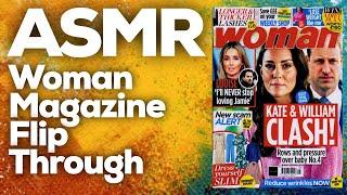 ASMR Woman magazine flip through, StevenAntonyASMR