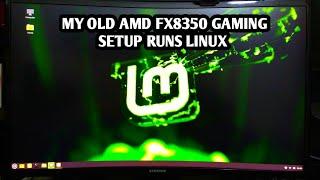 MY OLD GAMING SETUP RUNS LINUX!! [AMD FX8350 In 2021]