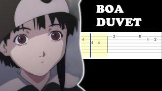 Boa - Duvet (Easy Guitar Tabs Tutorial)