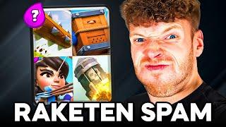 PLATZ 1 DER WELT mit ROCKET CYCLE... (1000% asozial) | Clash Royale Deutsch