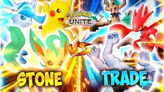 Stone Evolution Pokemon Vs Trade Evolution Pokemon | Pokemon Unite Hindi Gameplay |