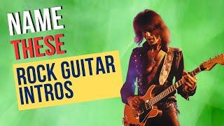 Rock Guitar Intros Music Quiz