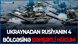 Ukraynadan Rusiyanın 4 bölgəsinə DƏHŞƏTLİ HÜCUM: Saratov, Belqorod, Bryansk DAĞIDILIR: Q*IRĞIN GEDİR