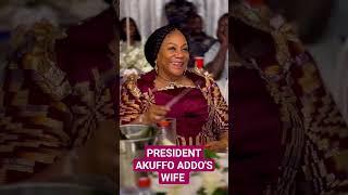 PRESIDENT AKUFFO ADDO WIFE, GHANA FIRST LADY#viralvideo #song #wedding #happiness