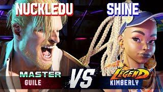 SF6 ▰ NUCKLEDU (Guile) vs SHINE (Kimberly) ▰ High Level Gameplay