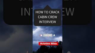 HOW TO CRACK CABIN CREW INTERVIEW #frankfinn #airhostess #cabincrew #jobinterview #viralshorts