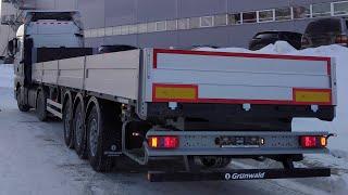 БОРТОВОЙ ПОЛУПРИЦЕП GRUNWALD #грюнвальд #grunwald #отгрузка #обзор #semitrailer #sitrak #автодилер