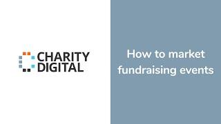 How to market fundraising events | Webinar