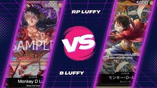 OP08 | RP luffy  vs B Luffy | One piece TCG