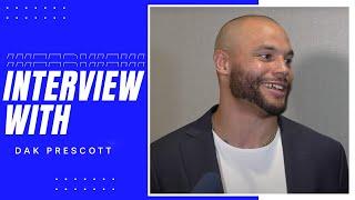 Dak Prescott Interview | High School Girls Flag Football 2025 | Dallas Cowboys 2025