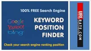 Keyword Ranking Position - Google ranking position - SERP Checker